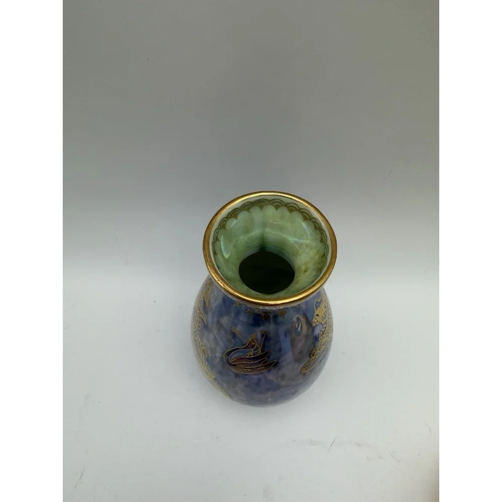 Wedgwood Fairyland Lustre Dragon Bird Vase Daisy Makeig-Jones England 5
